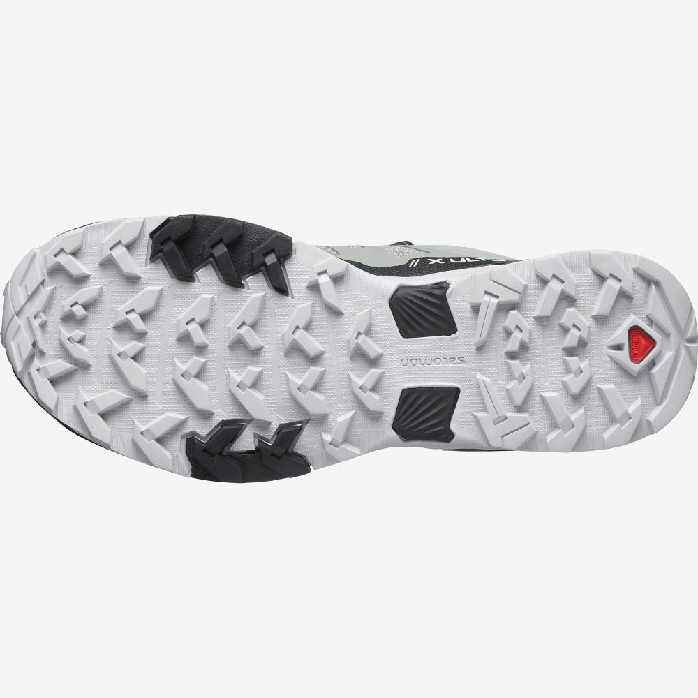 Women's Salomon X ULTRA 4 Hiking Shoes Olive/Black | WUKO-42607