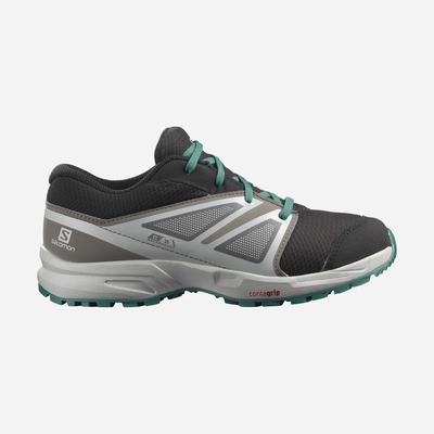 Kids' Salomon SENSE CLIMASALOMON™ WATERPROOF Running Shoes Black/Blue | ECLW-30859