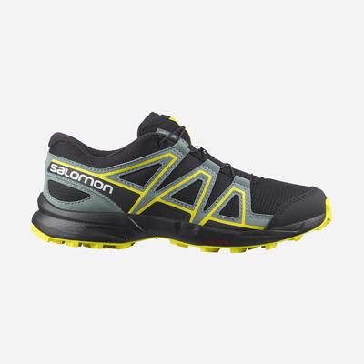 Kids' Salomon SPEEDCROSS Hiking Boots Black | LETA-75486