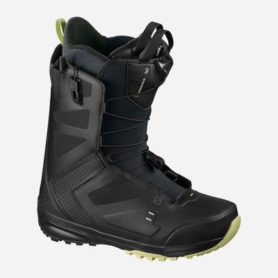Men's Salomon DIALOGUE Snowboard Boots Black | DXOQ-18543