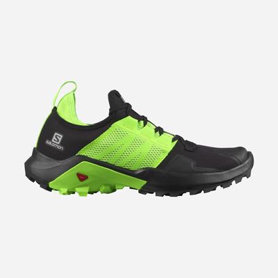 Men's Salomon MADCROSS Trail Running Shoes Black/Green | ESAJ-80596