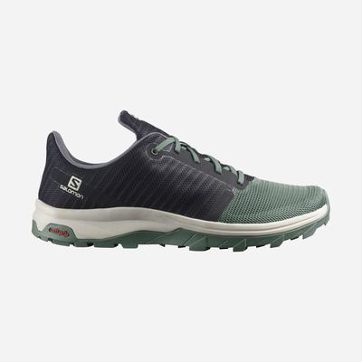 Men's Salomon OUTBOUND PRISM Hiking Shoes Black/Grey | BICZ-09238