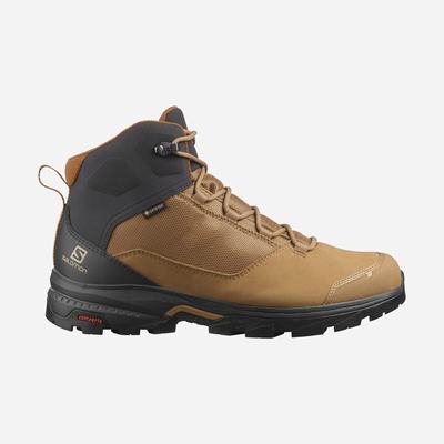 Men's Salomon OUTWARD GORE-TEX Hiking Boots Brown | ZTUR-89472