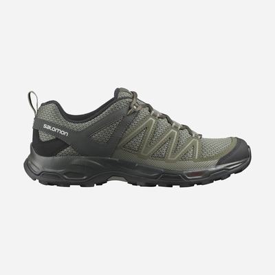 Men's Salomon PATHFINDER Hiking Shoes Olive | RZLW-90673