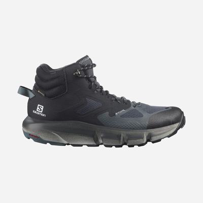 Men's Salomon PREDICT HIKE MID GORE-TEX Hiking Boots Grey/Black | VLSC-12096