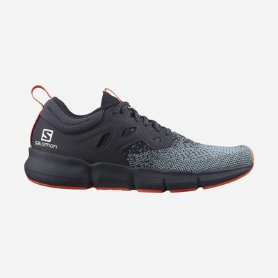 Men's Salomon PREDICT SOC 2 Running Shoes Blue/Red Orange | HWJG-06289