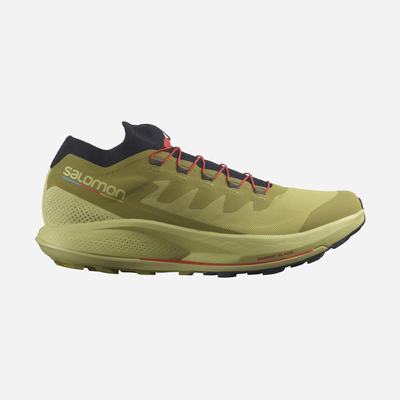 Men's Salomon PULSAR TRAIL PRO Trail Running Shoes Green/Black | MHNZ-27139