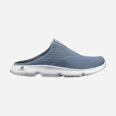 Men's Salomon REELAX SLIDE 5.0 Trail Running Shoes Blue/White | LEQT-78610