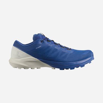 Men's Salomon SENSE PRO 4 Trail Running Shoes White/Apricot | QABD-36714
