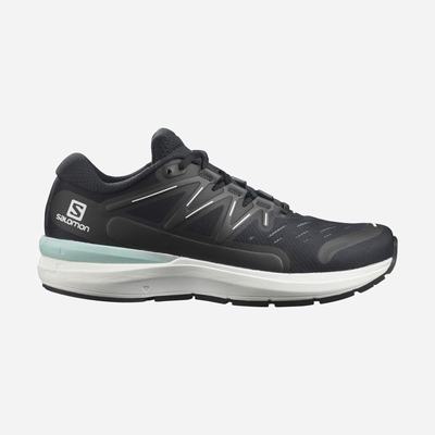 Men's Salomon SONIC 4 Confidence Running Shoes Black/White | AOYL-76415