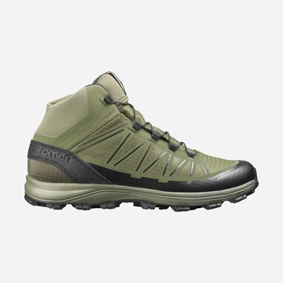 Men's Salomon SPEED ASSAULT Tactical Boots Olive/Black | OVRP-78201