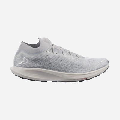 Men's Salomon S/LAB PULSAR Trail Running Shoes Blue/White | RZIW-83961