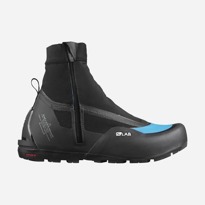 Men's Salomon S/LAB X ALPINE MODULAR Trail Running Shoes Black/Blue | RMSY-39865