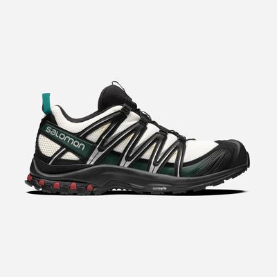 Men's Salomon XA PRO 3D Sneakers Beige/Black/Deep Green | UCQH-49857