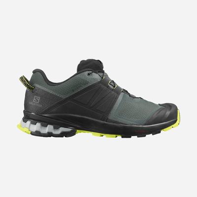 Men's Salomon XA WILD GORE-TEX Hiking Shoes Green/Black | VFGR-21958