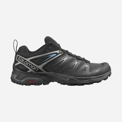 Men's Salomon X ULTRA 3 Hiking Shoes Black/Dark Blue | KXCF-15327