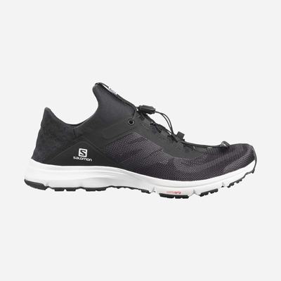 Women's Salomon AMPHIB BOLD 2 Sandals Black/White/Black | SZBH-76492