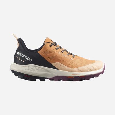 Women's Salomon OUTPULSE GORE-TEX Hiking Shoes Apricot/Black | JNFL-32586
