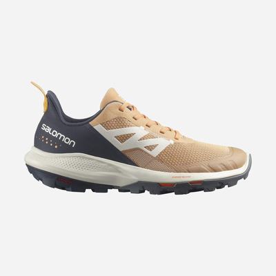 Women's Salomon OUTPULSE Hiking Shoes Brown/Orange | MLFD-79821