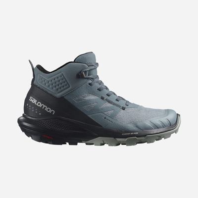 Women's Salomon OUTPULSE MID GORE-TEX Hiking Boots Grey/Black | TSBN-42513
