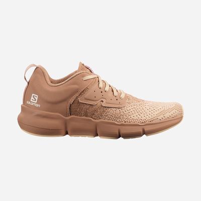 Women's Salomon PREDICT SOC W Running Shoes Beige/Cream | CSGH-81957