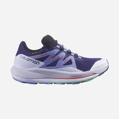 Women's Salomon PULSAR TRAIL GORE-TEX Trail Running Shoes Purple/Mint | ROVS-61542