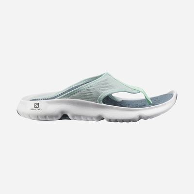 Women's Salomon REELAX BREAK 5.0 Flip Flops Blue/White | CJEO-29547