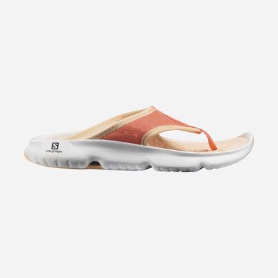 Women's Salomon REELAX BREAK 5.0 Flip Flops White/Cream | JQDT-64051