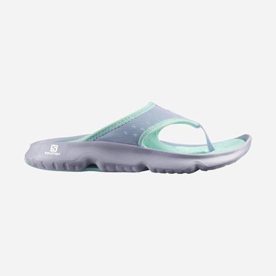 Women's Salomon REELAX BREAK 5.0 Flip Flops Purple/Turquoise | ROYZ-82530