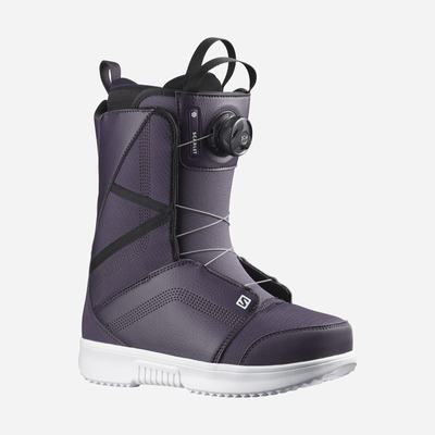 Women's Salomon SCARLET BOA Snowboard Boots White | GKFX-51239