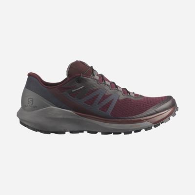 Women's Salomon SENSE RIDE 4 Trail Running Shoes Burgundy/Black | BTGA-32457