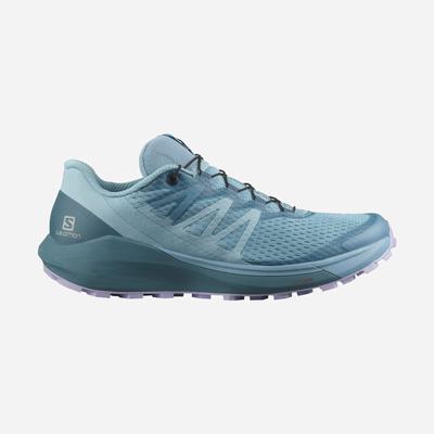 Women's Salomon SENSE RIDE 4 Trail Running Shoes Blue/Lavender | LJOB-85261