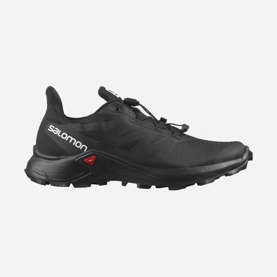 Women's Salomon SUPERCROSS 3 Trail Running Shoes Black | LQPG-76541
