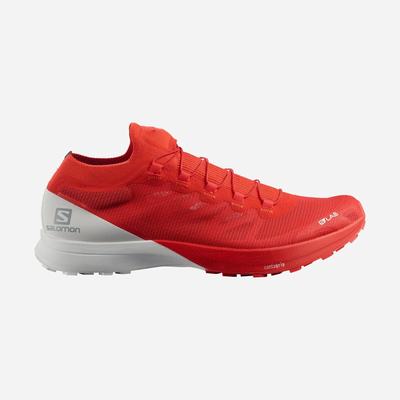 Women's Salomon S/LAB SENSE 8 Trail Running Shoes Red/White | RJYT-01584