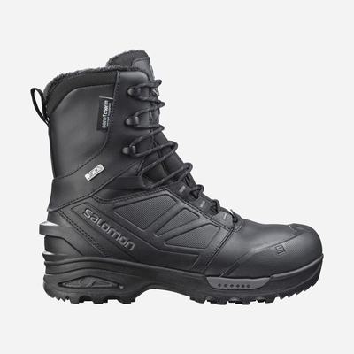 Women's Salomon TOUNDRA FORCES CLIMASALOMON™ WATERPROOF Tactical Boots Black | ZSYP-08726