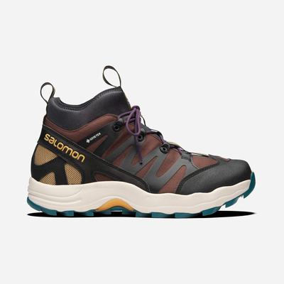 Women's Salomon XA PRO 1 MID GORE-TEX Sneakers Chocolate/Black | TIEN-74256