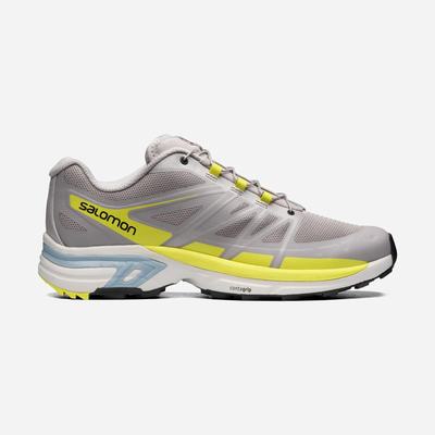 Women's Salomon XT-WINGS 2 Sneakers Grey/Yellow | SCNO-12940