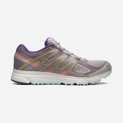 Women's Salomon X-MISSION 3 Sneakers Grey/Rose | YDPG-13924