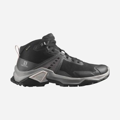 Women's Salomon X RAISE 2 MID GORE-TEX Hiking Boots Black | LWAQ-46583