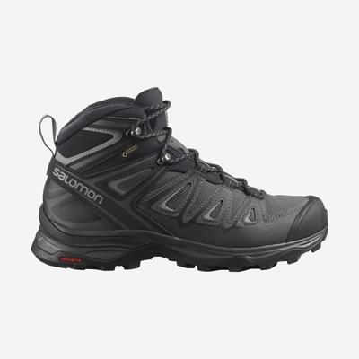 Women's Salomon X ULTRA 3 MID GORE-TEX Hiking Boots Black | HXCG-07531